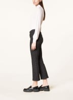 CAMBIO Tweed trousers RANEE, Color: BLACK/ WHITE/ PINK (Image 1)