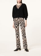 CAMBIO Trousers FLOWER, Color: BLACK/ TAUPE/ GRAY (Image 1)