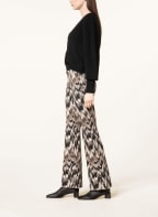 CAMBIO Trousers FLOWER, Color: BLACK/ TAUPE/ GRAY (Image 1)