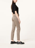 CAMBIO Trousers RHONA , Color: CREAM/ LIGHT BROWN/ BLACK (Image 1)