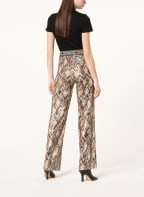 CAMBIO Trousers ALICE with sequins , Color: BLACK/ CREAM (Image 1)