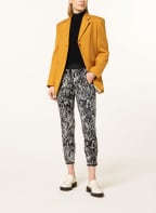 CAMBIO Trousers RANEE in joggers style with tuxedo stripe, Color: BLACK/ WHITE (Image 1)