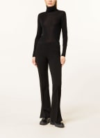 CAMBIO Wide leg trousers FLORA, Color: BLACK (Image 1)