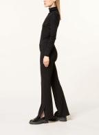 CAMBIO Wide leg trousers FLORA, Color: BLACK (Image 1)