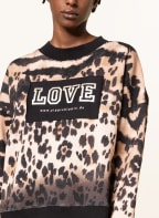 yippie hippie Sweatshirt, Farbe: SCHWARZ/ BEIGE (Bild 1)