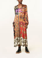 yippie hippie Kleid, Farbe: SCHWARZ/ DUNKELORANGE/ DUNKELGELB (Bild 1)