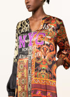 yippie hippie Kleid, Farbe: SCHWARZ/ DUNKELORANGE/ DUNKELGELB (Bild 1)