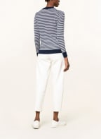 MICHAEL KORS Pullover, Farbe: DUNKELBLAU/ WEISS (Bild 1)