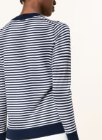 MICHAEL KORS Pullover, Farbe: DUNKELBLAU/ WEISS (Bild 1)