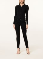 MAC Skinny Jeans DREAM mit Schmucksteinen, Farbe: D999 BLACK-BLACK (Bild 1)