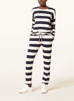 Juvia Pajama pants , Color: DARK BLUE/ CREAM (Image 1)