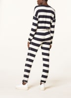 Juvia Pajama pants , Color: DARK BLUE/ CREAM (Image 1)