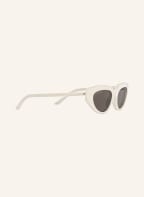 BALENCIAGA Sunglasses BB0159S, Color: 3100L1 - WHITE/ DARK GRAY (Image 1)