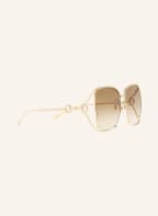 GUCCI Sonnenbrille GG1020S, Farbe: 2300D1 - GOLD/ HELLBRAUN VERLAUF (Bild 1)