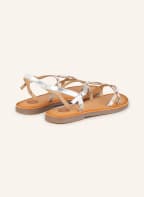 GIOSEPPO Sandalen DELAND mit Schmucksteinen , Farbe: SILBER/ ROSÉ/ WEISS (Bild 1)