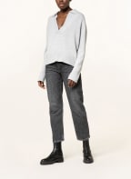 DRYKORN Strick-Poloshirt MONALIE, Farbe: HELLGRAU (Bild 1)