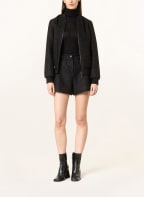 GUESS Overshirt MELANIE with glittering thread, Color: BLACK (Image 1)