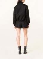 GUESS Overshirt MELANIE with glittering thread, Color: BLACK (Image 1)
