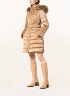 GUESS Down coat LOLIE, Color: BEIGE (Image 1)