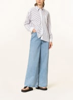 ba&sh Hemdbluse JACKIE, Farbe: HELLBLAU/ BRAUN/ WEISS (Bild 1)