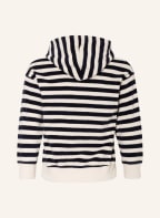 Juvia Frottee-Hoodie, Farbe: DUNKELBLAU/ CREME (Bild 1)