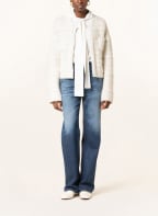 DOROTHEE SCHUMACHER Strickjacke mit Glitzergarn , Farbe: WEISS/ GOLD/ SILBER (Bild 1)