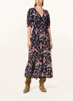 ba&sh Kleid CALAS, Farbe: DUNKELBLAU/ DUNKELROT/ WEISS (Bild 1)