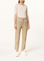 HERZEN'S ANGELEGENHEIT Hose in Lederoptik , Farbe: BEIGE (Bild 1)