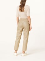 HERZEN'S ANGELEGENHEIT Hose in Lederoptik , Farbe: BEIGE (Bild 1)
