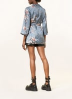 ALL SAINTS Kimono CARINA mit Seide , Farbe: BLAUGRAU/ NUDE/ ORANGE (Bild 1)