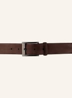 MONTI Leather belt MAASTRICHT, Color: DARK BROWN (Image 1)