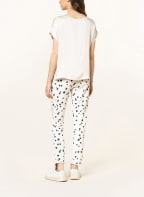 Juvia Blouse-style shirt in silk, Color: ECRU (Image 1)