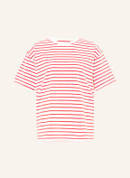 Juvia Oversized-Shirt, Farbe: ECRU/ ROT (Bild 1)