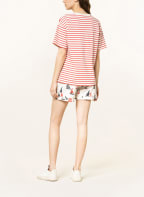 Juvia Oversized-Shirt, Farbe: ECRU/ ROT (Bild 1)