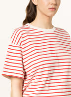 Juvia Oversized-Shirt, Farbe: ECRU/ ROT (Bild 1)