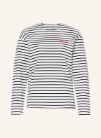 Juvia Frotteeshirt, Farbe: WEISS/ DUNKELBLAU (Bild 1)