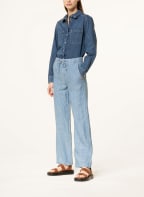 OPUS Marlenehose MOJONI in Jeansoptik mit Leinen, Farbe: HELLBLAU (Bild 1)