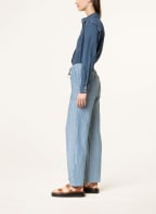 OPUS Marlenehose MOJONI in Jeansoptik mit Leinen, Farbe: HELLBLAU (Bild 1)