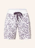 Juvia Sweatshorts , Farbe: WEISS/ HELLLILA (Bild 1)
