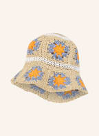 EDITED Bucket-Hat RENA, Farbe: BEIGE/ HELLBLAU/ ORANGE (Bild 1)