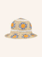 EDITED Bucket-Hat RENA, Farbe: BEIGE/ HELLBLAU/ ORANGE (Bild 1)