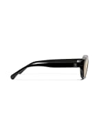 CHANEL Katzenaugenförmige Sonnenbrille , Farbe: C622T6 - SCHWARZ/ GOLD VERSPIEGELT (Bild 1)