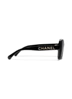 CHANEL Quadratische Sonnenbrille, Farbe: C622S4 - SCHWARZ/ GRAU (Bild 1)