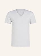 mey V-Shirt Serie DRY COTTON , Farbe: GRAU MELIERT (Bild 1)