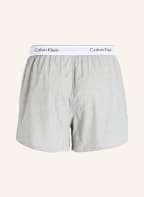 Calvin Klein 2-pack of woven boxer shorts, Color: LIGHT GRAY/ BLACK (Image 1)