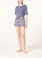 Calvin Klein Lounge-Shorts, Farbe: CREME/ LILA (Bild 1)