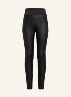 FREEQUENT Legginsy FQSHANTAL z imitacji skóry, Kolor: CZARNY (Obrazek 1)