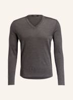 ZEGNA Cashmere-Pullover mit Seide, Farbe: DUNKELGRAU (Bild 1)