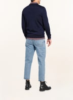 PROFUOMO Pullover, Farbe: DUNKELBLAU MELIERT (Bild 1)