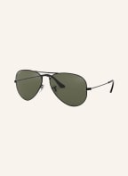 Ray-Ban Sonnenbrille RB3025 AVIATOR, Farbe: 002/58 - SCHWARZ/ GRÜN POLARISIERT (Bild 1)